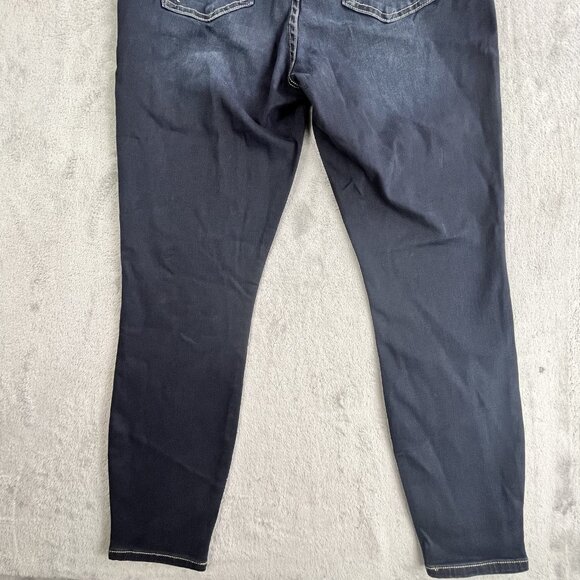 Kut from the Kloth Jeans Womens 10 Dark Wash Diana Skinny Distressed Stretch NWT - Picture 14 of 16